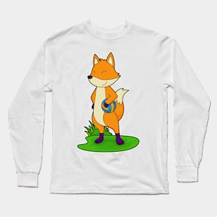 Fox Volleyball Sports Long Sleeve T-Shirt